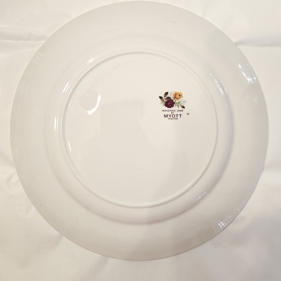 Set of 4 vintage dinner plates by Myott. - Picture 3 of 4